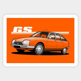 Citroen GS transparent illustration Sticker